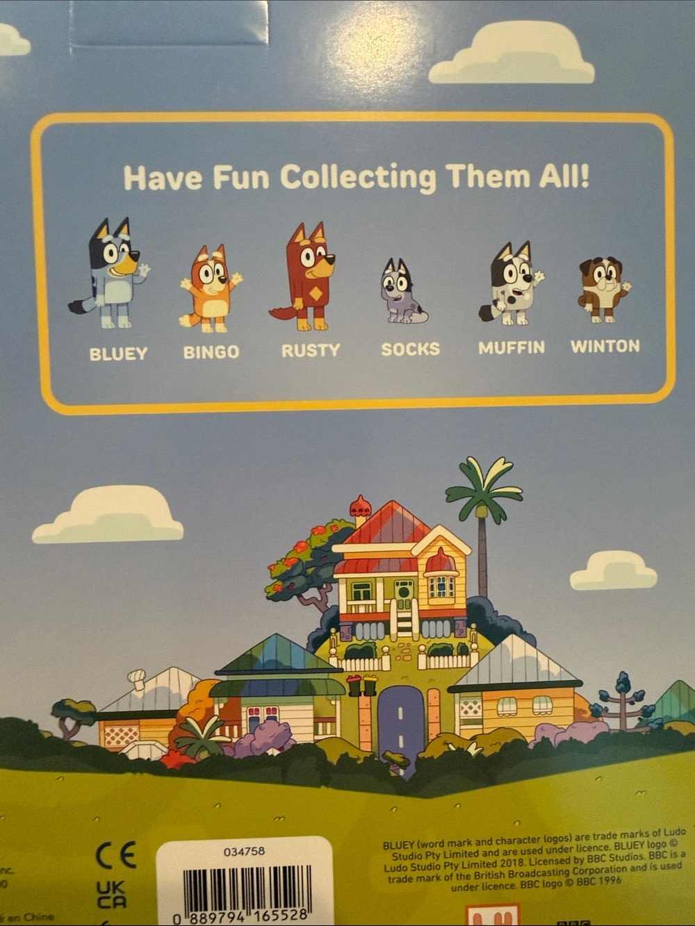 NWT Build A Bear Bluey Micro Mini Beans 6-Pack Plush Set - Picture 3 of 5